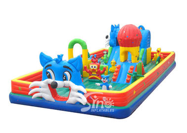 Happy cat toddler toy outdoor inflatable fun land from China Sino Inflatables