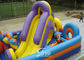Giant Double Lane Slide Kids Inflatable Obstacle Course For Outdoor