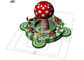 New Design Inflatable Mushroom Climbing Tower With Safety Belt From China Inflatable Manufacturer