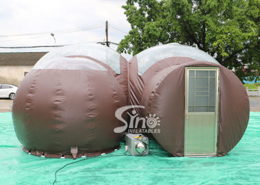 4m Dome Clear Top Resort Glamping Bubble Hotel With Steel Frame Tunnel N Aluminium Door From Inflatable Factory