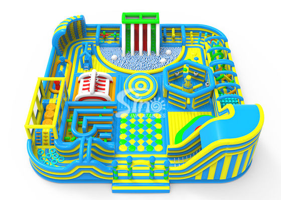 35x35m der größter Innenspielplatz-aufblasbare Freizeitpark für Erwachsen-Vergnügungspark der Kindn